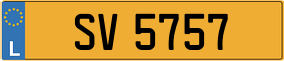 Truck License Plate